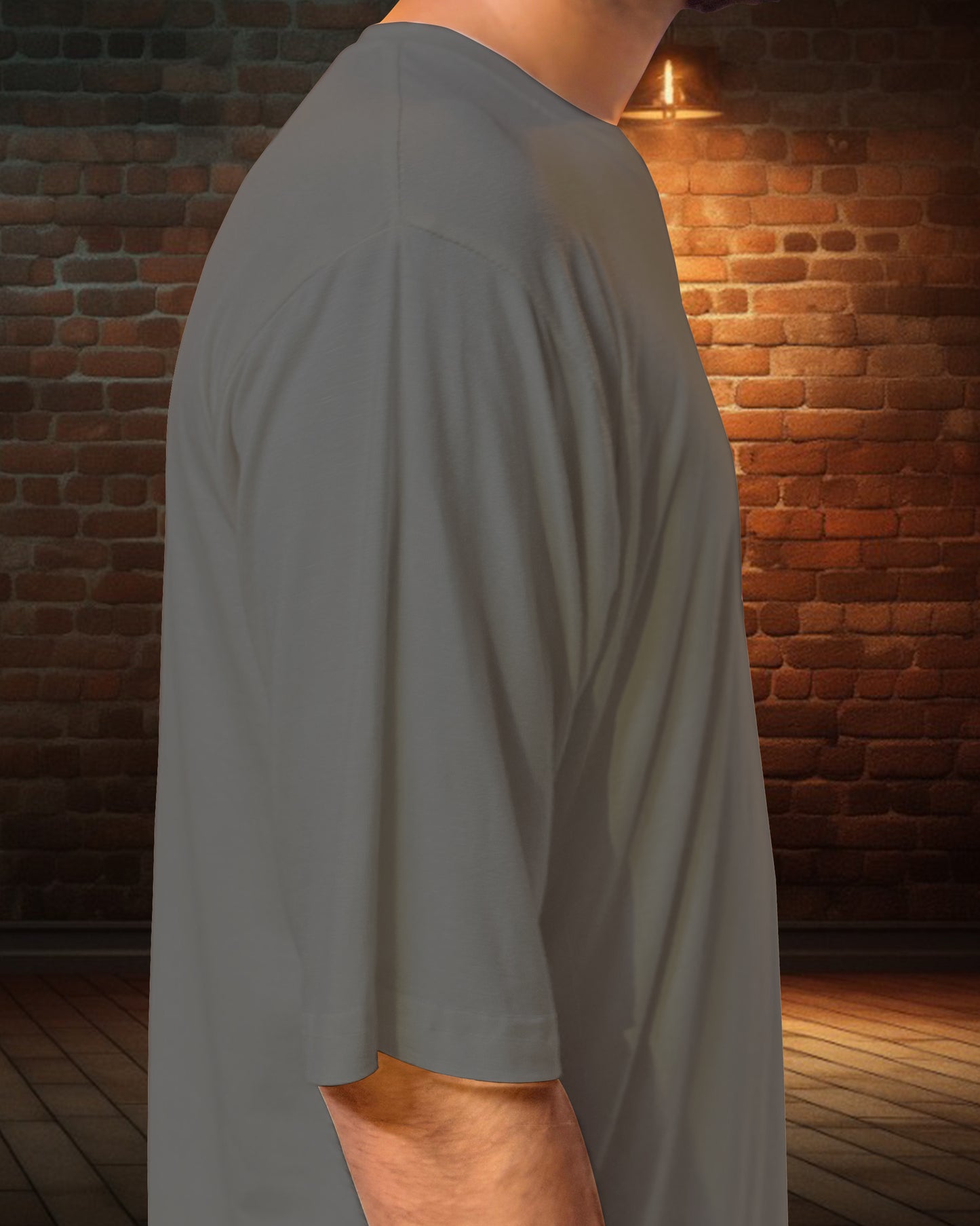 Oversize Bamboo Tee- Slate Grey