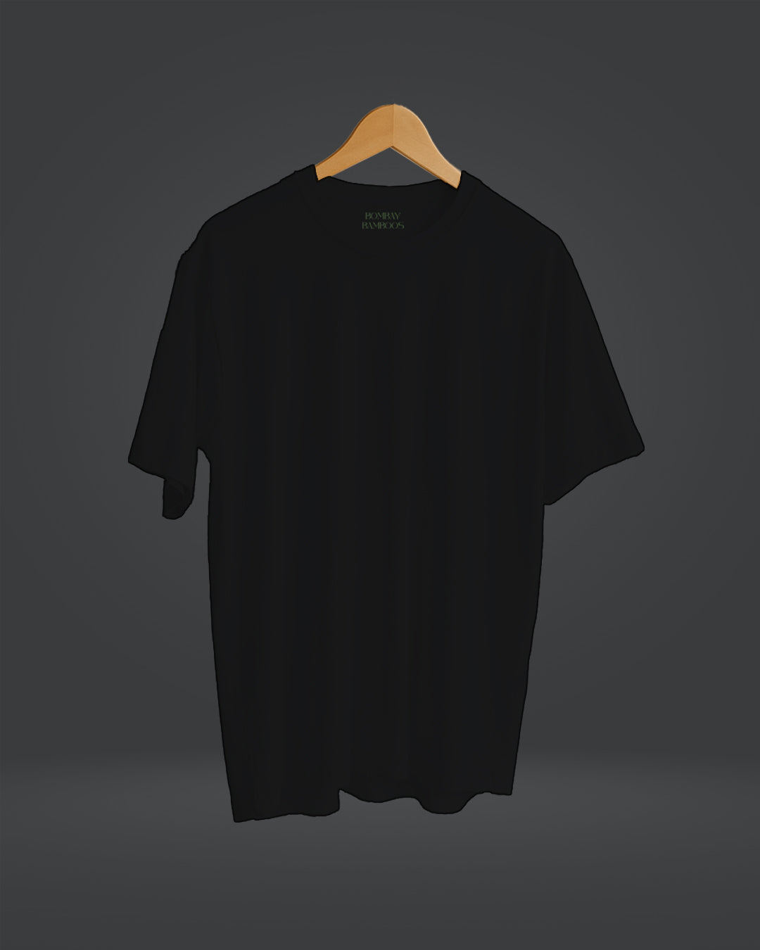 Oversize Bamboo Tee - Black