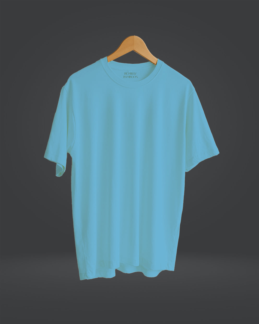 Oversize Bamboo Tee - Robin's Egg Blue