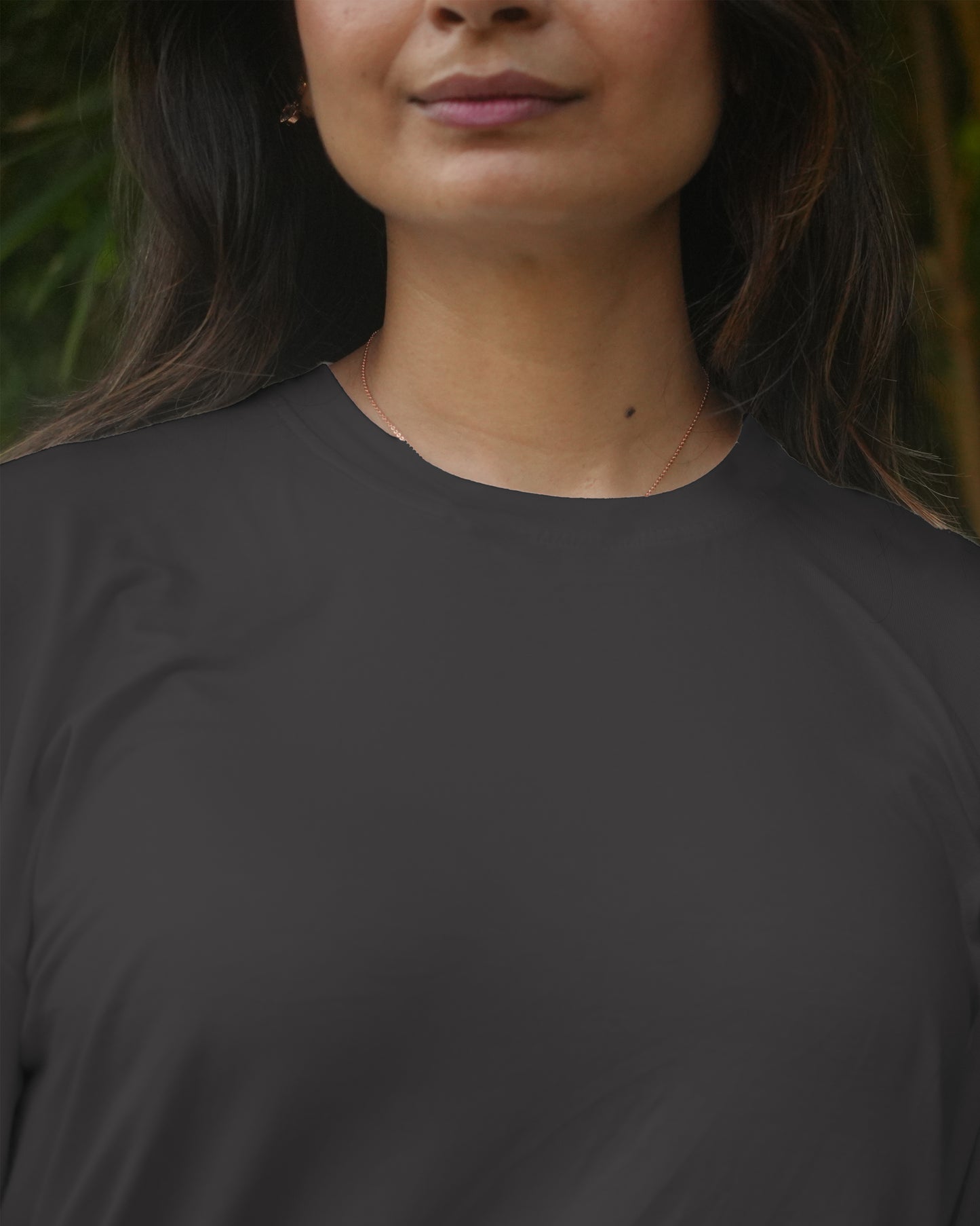 Oversize Bamboo Tee- Slate Grey